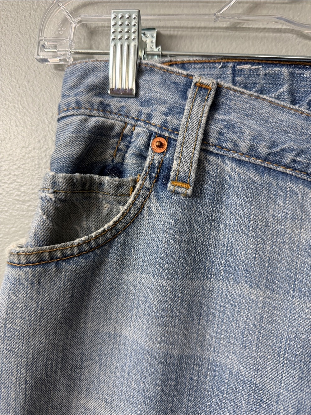 Re/Done x Levi's Patchwork Bell Bottom 60s 70s Hippie Flare Jeans 26 - Picture 9 of 12